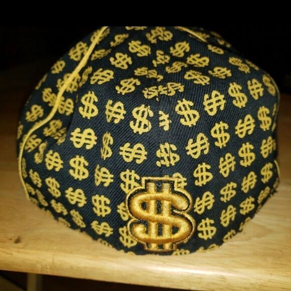 Men's Unipro Size Medium Vintage Money Hat💲Cap - Picture 3 of 5